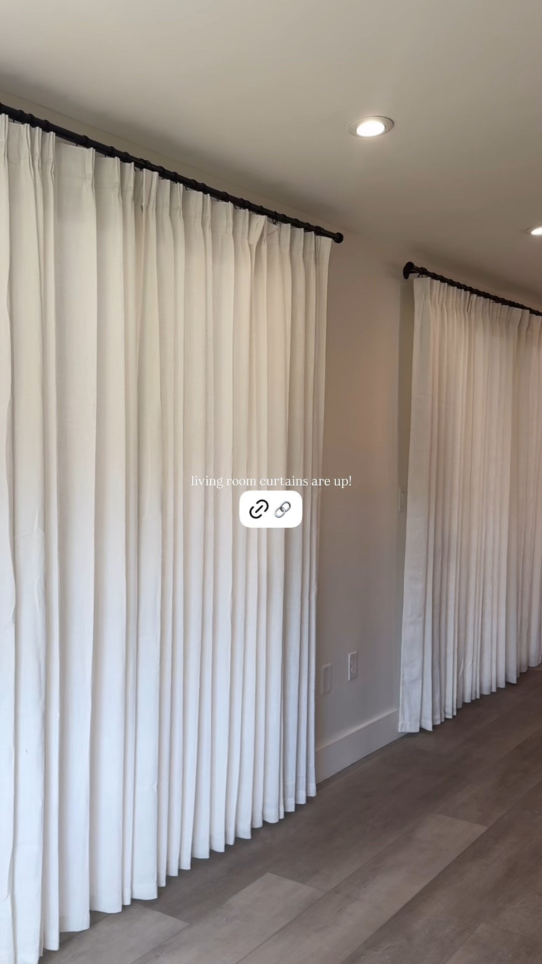 living room curtains to cover our sliders that separate the inside from the Florida room/sun room 

I used the curtain color beige white 

#homedecor #amazonhomefinds 

#LTKFindsUnder100 #LTKSeasonal #LTKHome