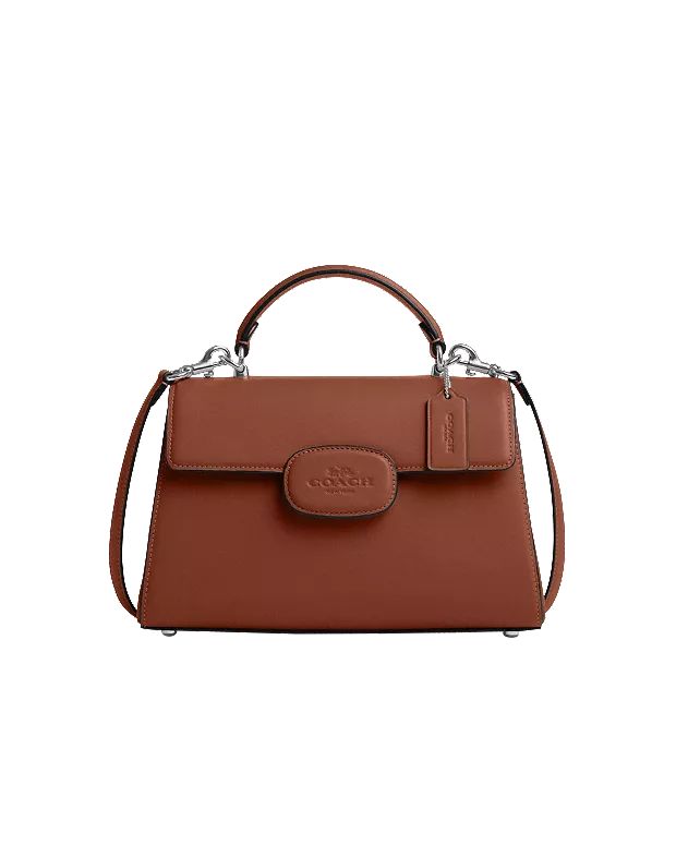 Eliza Top Handle With Leather Covered Closure | Coach Outlet US