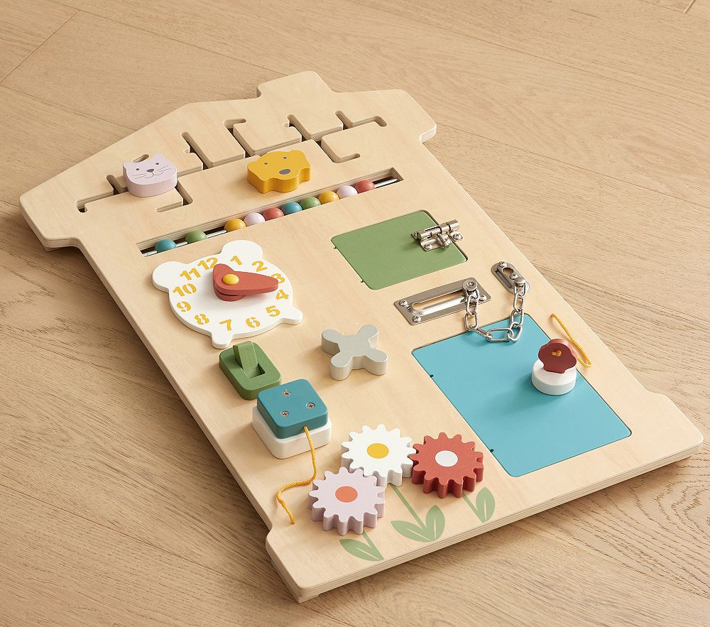 Shaped House Busy Board | Pottery Barn Kids