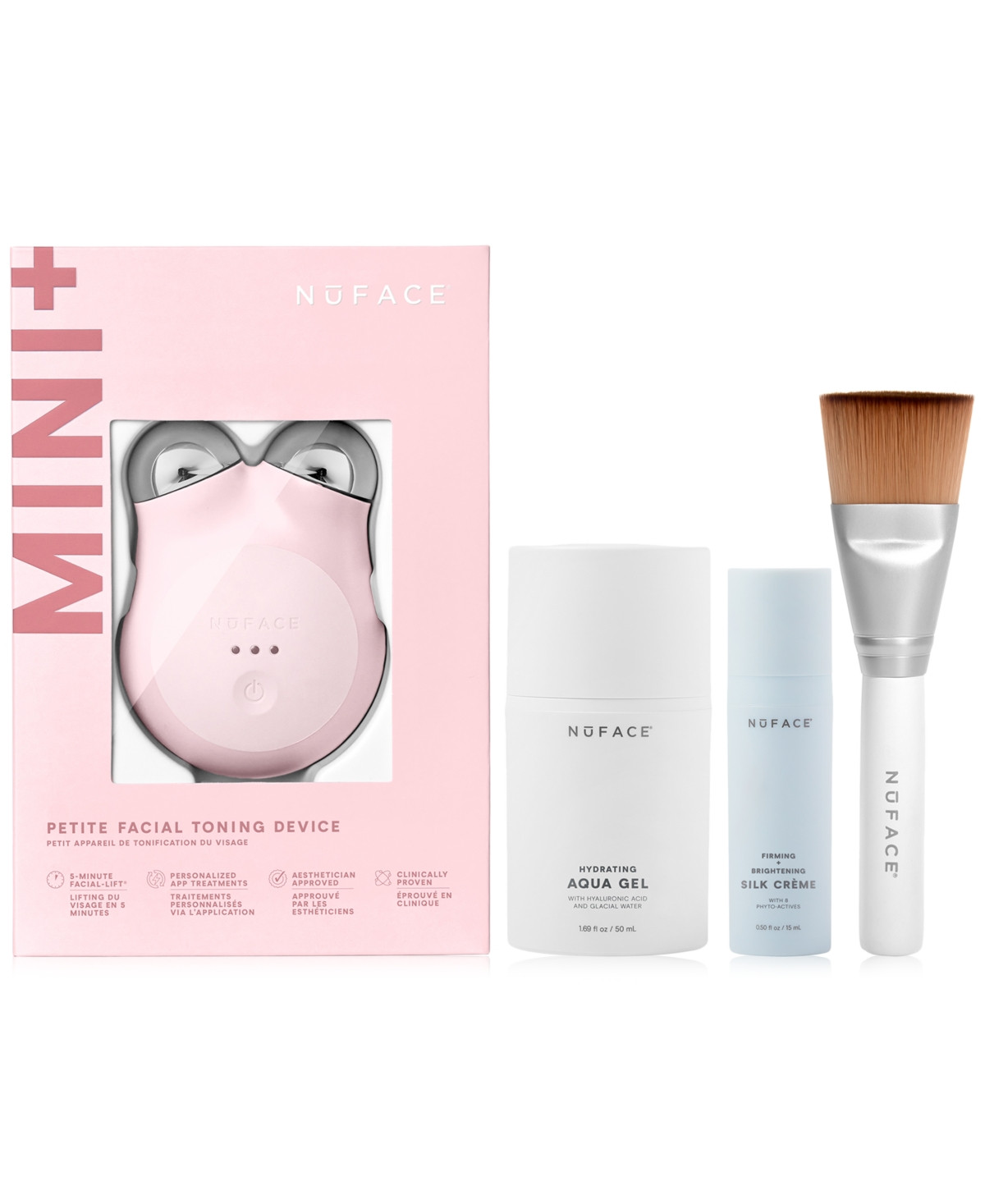 NuFACE 4-Pc. Mini+ Starter Set - Sandy Rose - Sandy Rose | Macy's