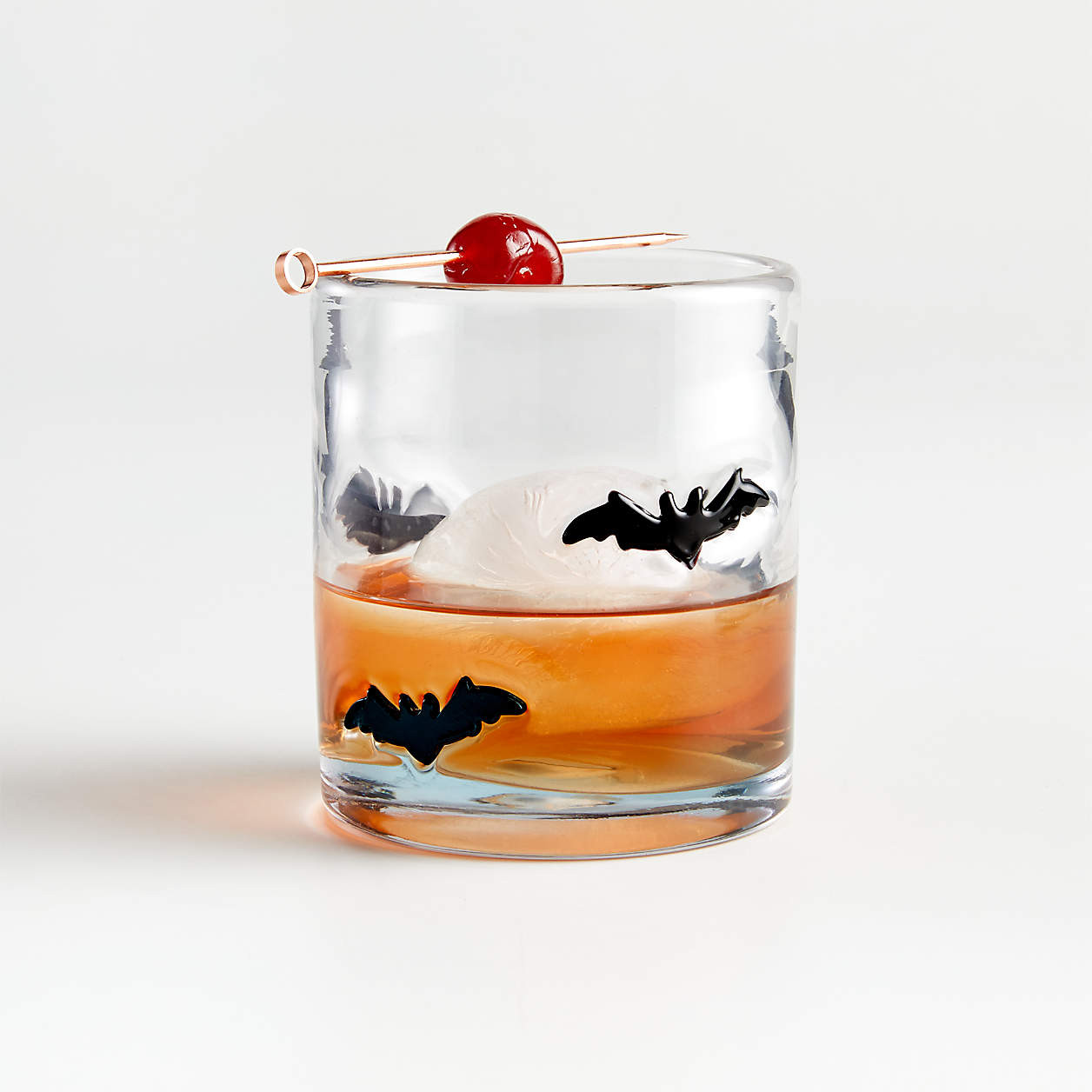 Candy Corn Icon 15-Oz. Double Old-Fashioned Glass + Reviews | Crate & Barrel | Crate & Barrel