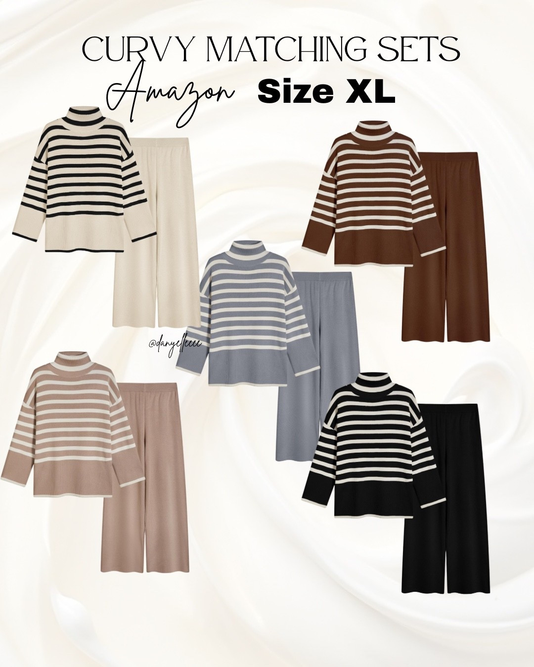 curvy / midsize / size XL matching sets from Amazon. perfect for winter and fall loungewear + airport outfits :) 

#LTKSaleAlert #LTKMidsize #LTKOver40