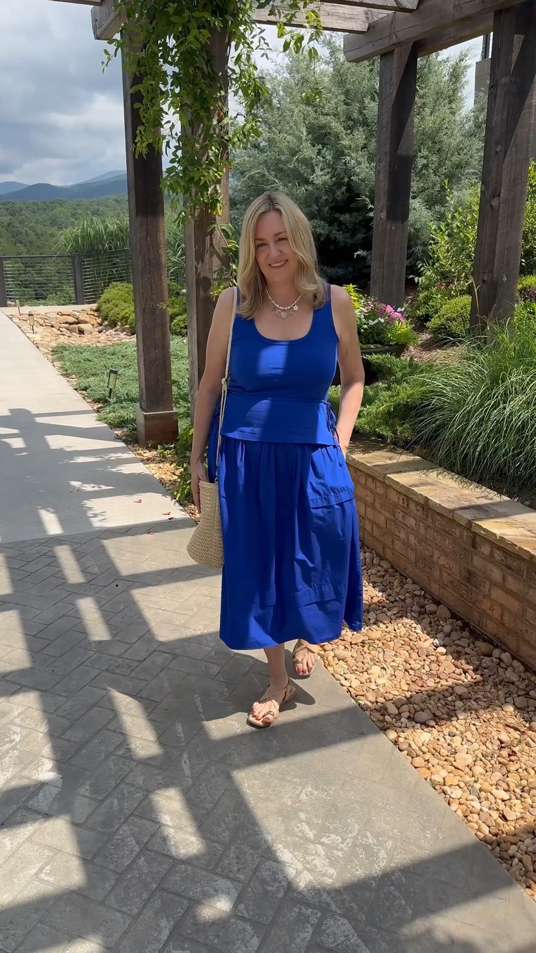 Cute blue maxi dress.

#LTKdayinmylife #LTKstorytime #LTKootd