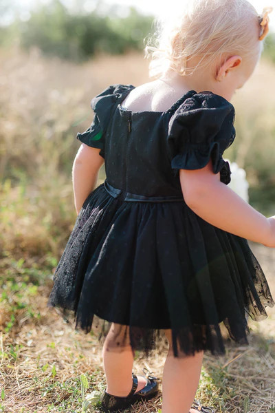 Baby Ballerina Dress Set in Black | Ivy City Co