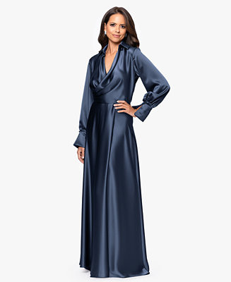 Women's Collared Long-Sleeve Dress | Macy's