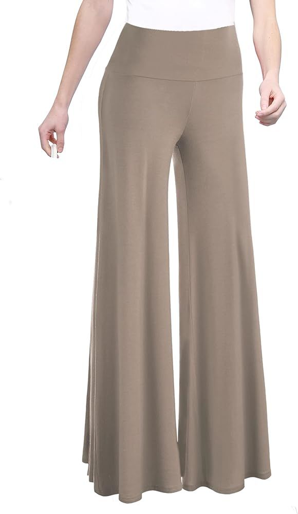 Made By Johnny WB750 Womens Chic Palazzo Lounge Pants | Amazon (CA)