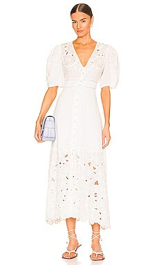 Veronica Beard Hope Dress in White from Revolve.com | Revolve Clothing (Global)