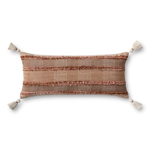 Loloi II Collection PLL0137 Rust/Multi 12'' x 27'' Cover w/Poly Pillow | Amazon (US)