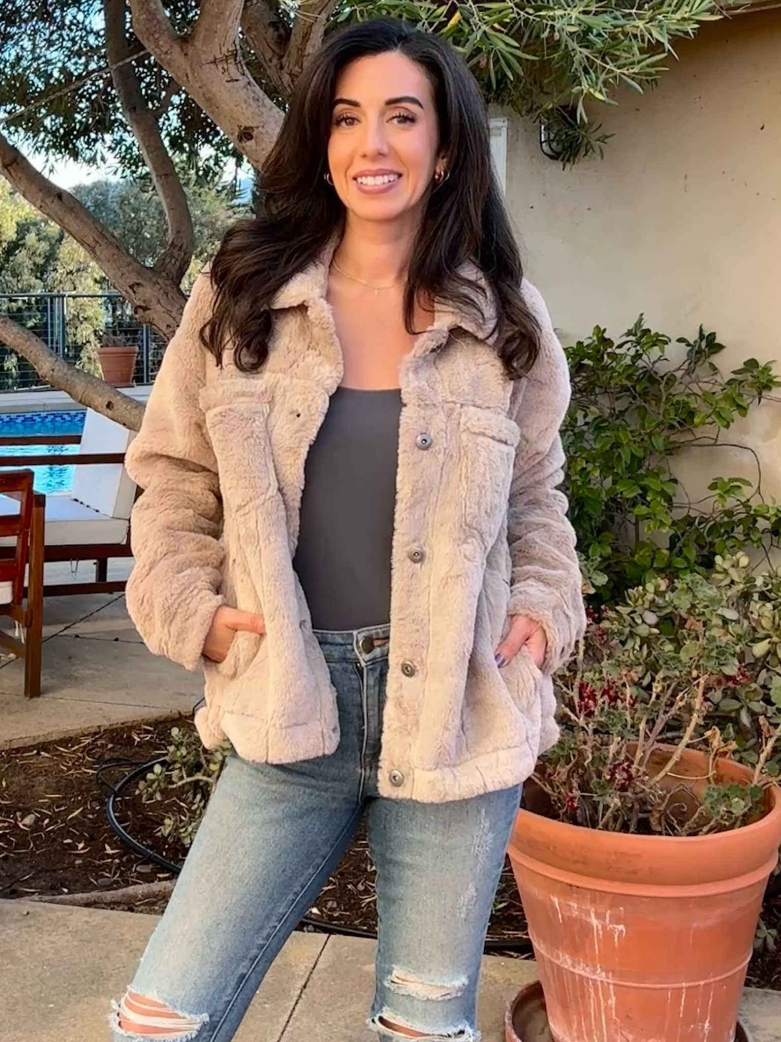 Wrapped in warmth, feeling cozy vibes all day long. 🧥❤️🙏

Great jacket from thread & supply at Nordstrom Rack 

I’m wearing x-small ❤️

#LTKSeasonal