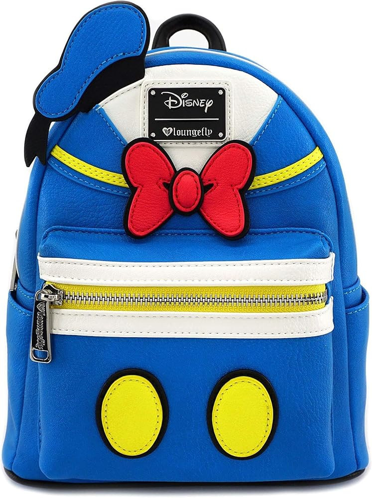 Loungefly Disney Donald Duck Faux Leather Mini Backpack Standard | Amazon (US)