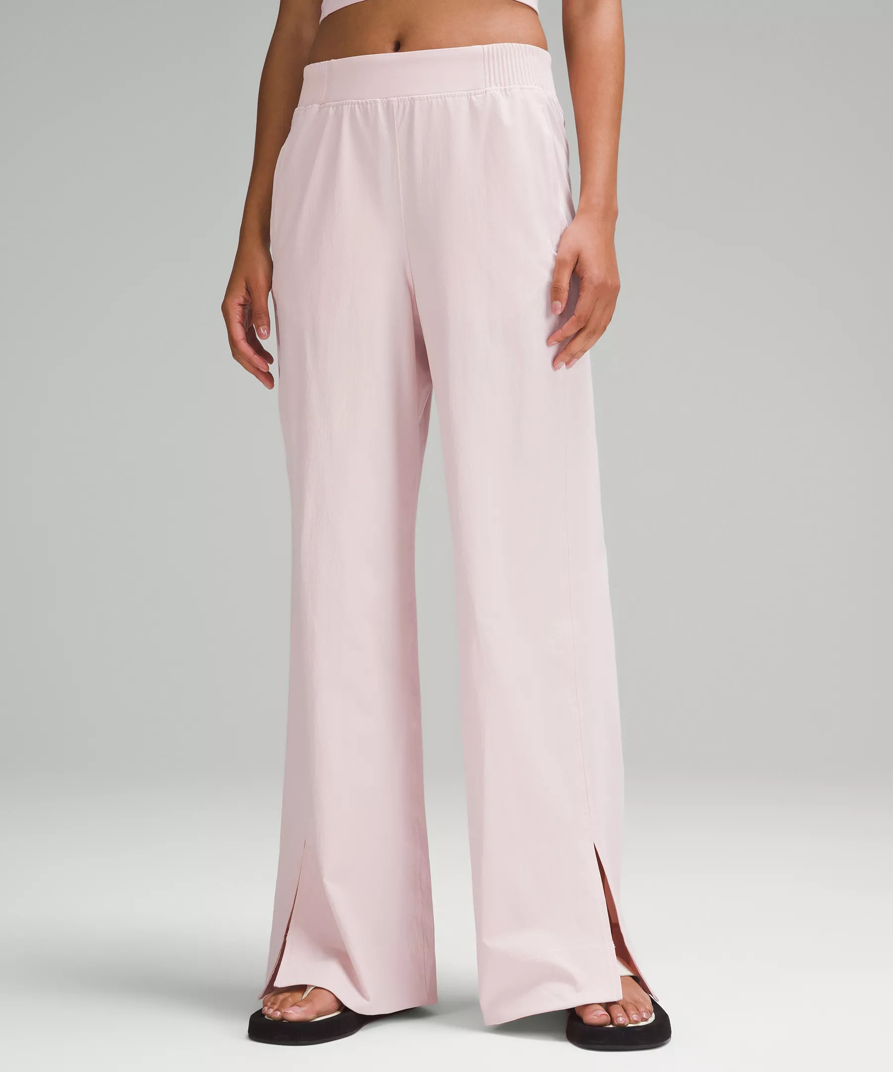 Stretch Woven Wide-Leg High-Rise Pant | Lululemon (US)