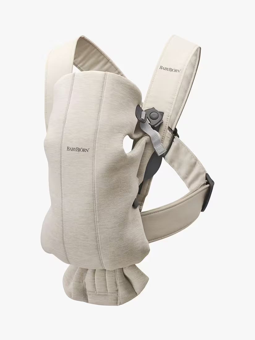 BabyBjörnBaby Mini Carrier, Light Beige | John Lewis (UK)