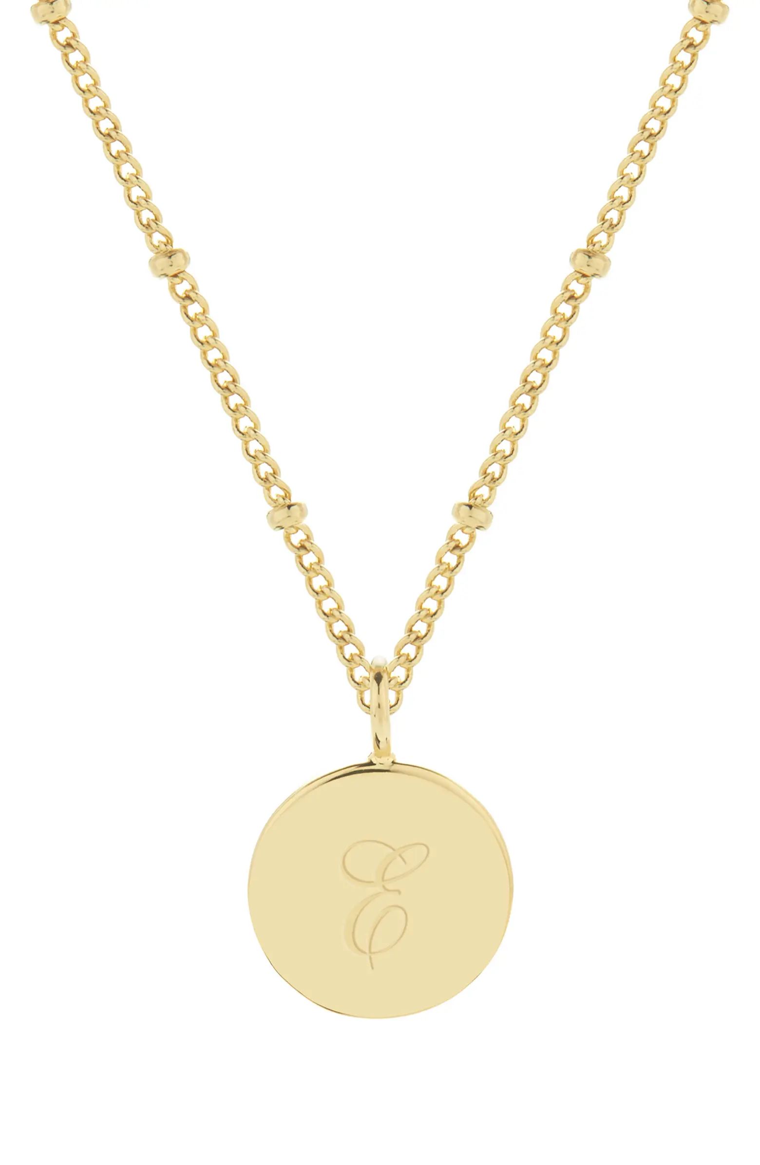 Brook and York Lizzie Initial Pendant Necklace | Nordstrom | Nordstrom