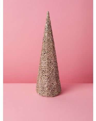 Beaded Glitter Decorative Tree | HomeGoods