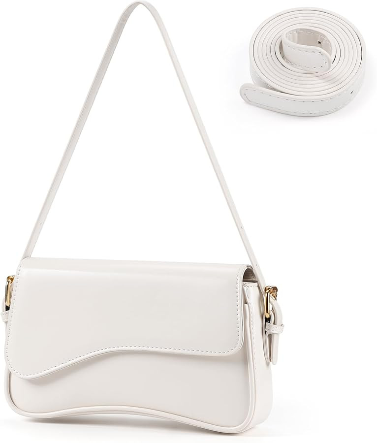 Etercycle Shoulder Bag for Women, Clutch Purse PU Leather Crossbody Bag with 2 Adjustable Straps ... | Amazon (UK)
