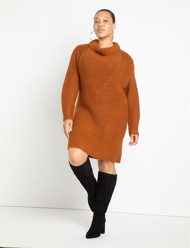Funnel Neck Sweater Dress | Eloquii