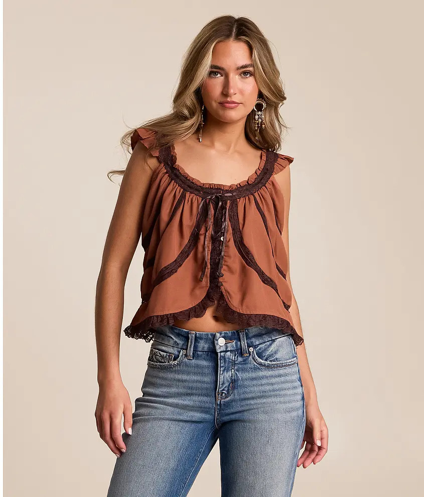 Mabel Ruffle Tank Top | Buckle