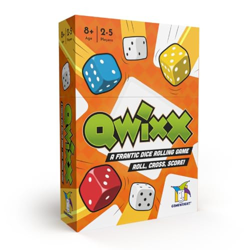 Qwixx: The frantic dice rolling game that everyone plays at once! For ages 8+ | Amazon (US)