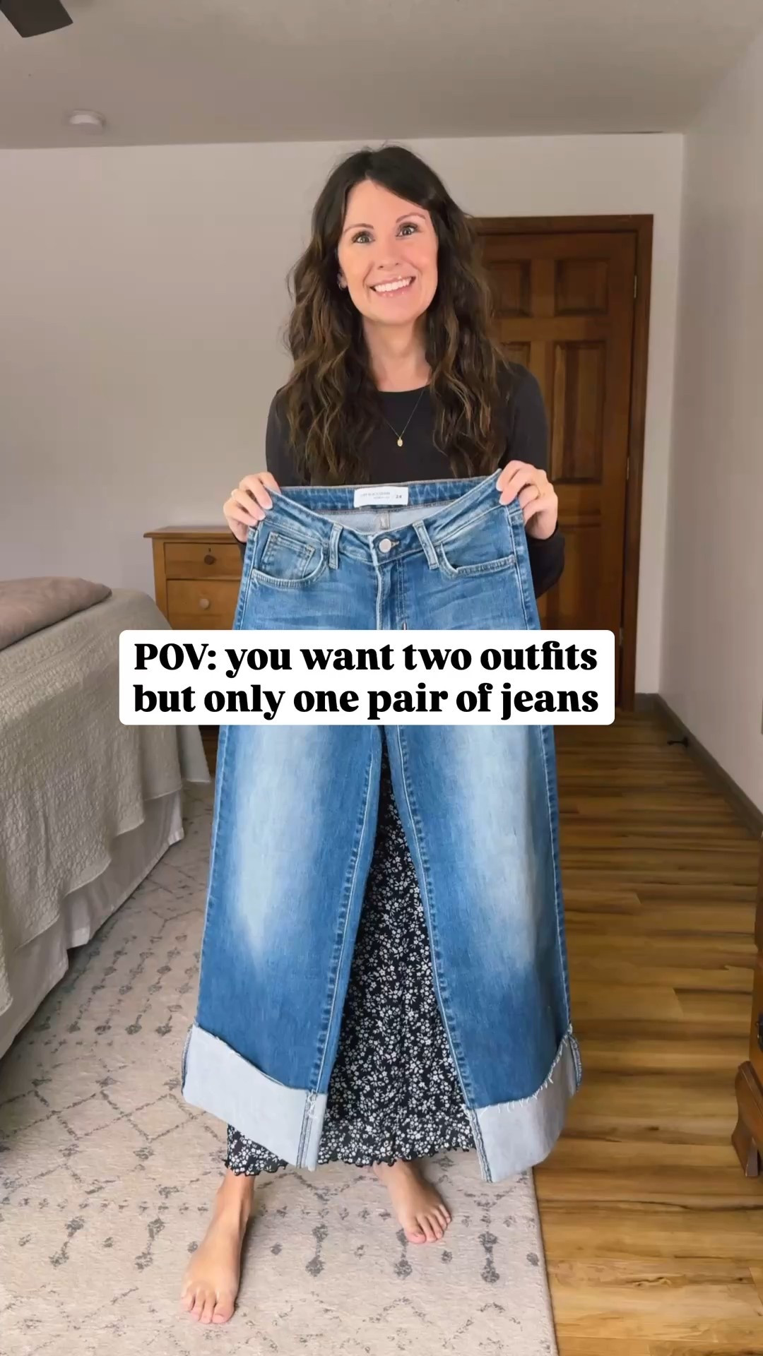 1 pair of jeans, 2 outfits👖 

Outfit 1: Wearing xs in the sweater, 24 in the jeans (mine are medium wash, which is almost sold out, but dark wash is still stocked), and my boots are size 6.5. 

Outfit 2: My wrap top is really old so I linked a bunch of similar ones. Size 24 in the jeans (mine are medium wash, which is almost sold out, but dark wash is still stocked), and my tall black boots are size 6.5.

#LTKgrwm #LTKPetite #LTKootd