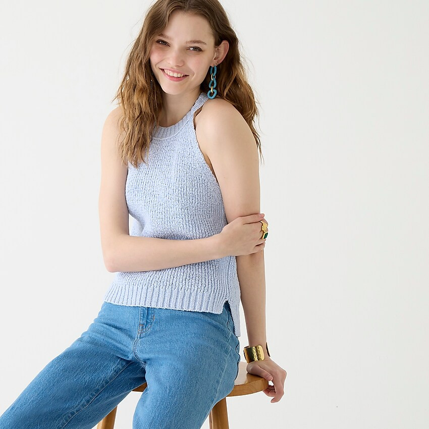 High-neck sweater-tank | J. Crew US
