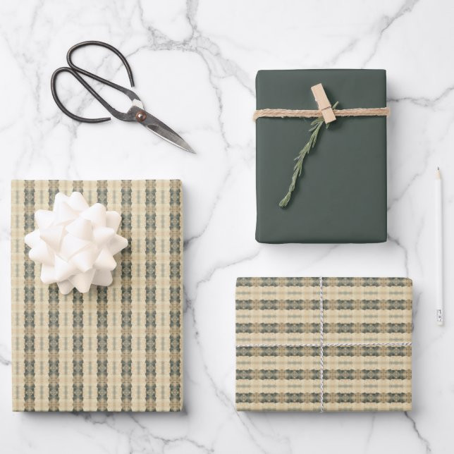Fletcher w/ dark green solid wrapping paper sheets | Zazzle | Zazzle