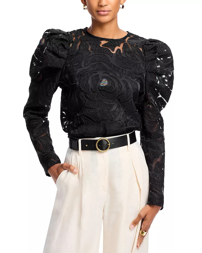 Nancy Yang Puff Shoulder Top Back to results -  Women - Bloomingdale's | Bloomingdale's (US)
