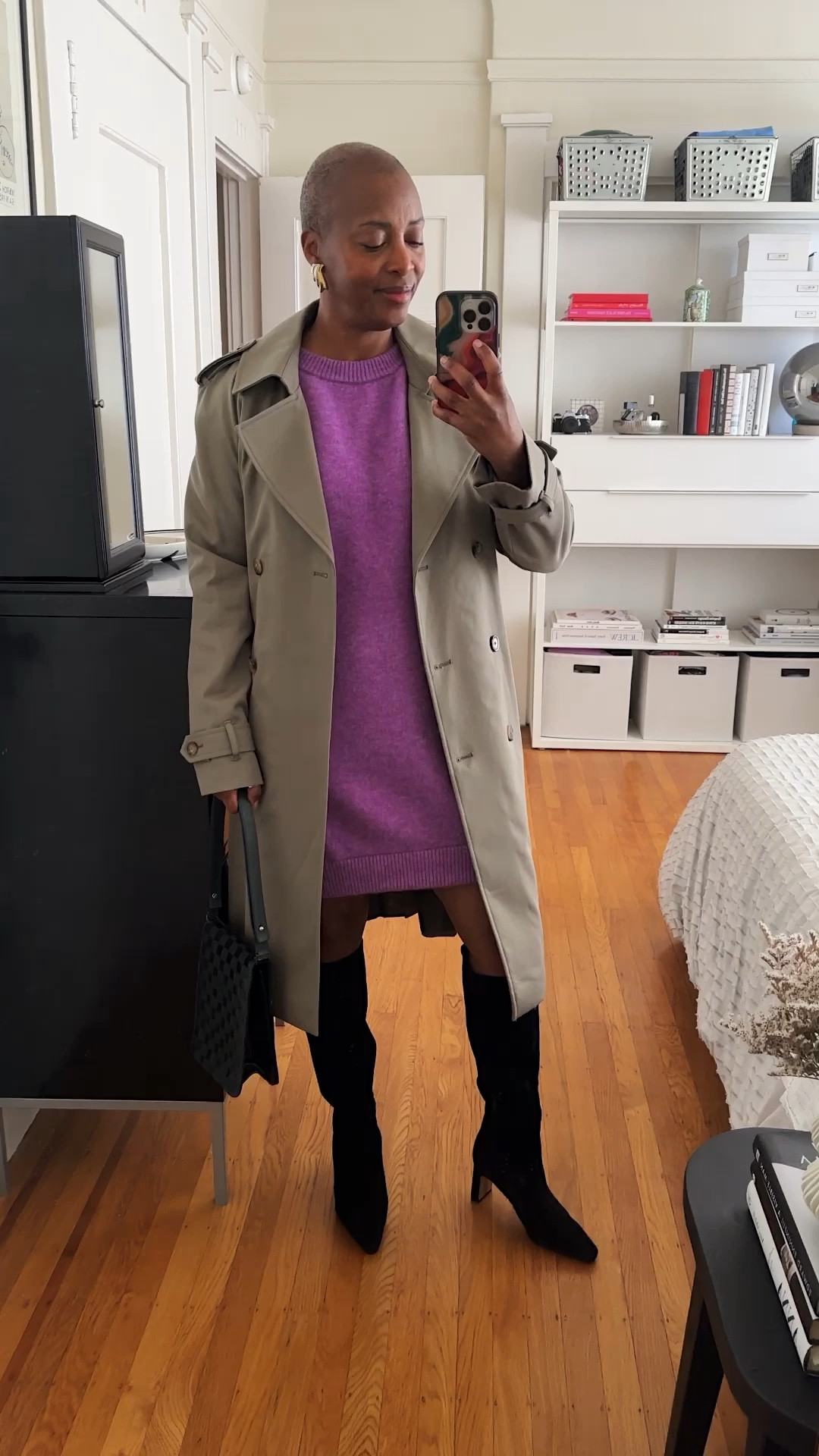 three ways to wear the iconic scott trench from @sezane…love this unexpected olive color but also comes in tan and navy 

#LTKstyletip #LTKover40 #LTKworkwear