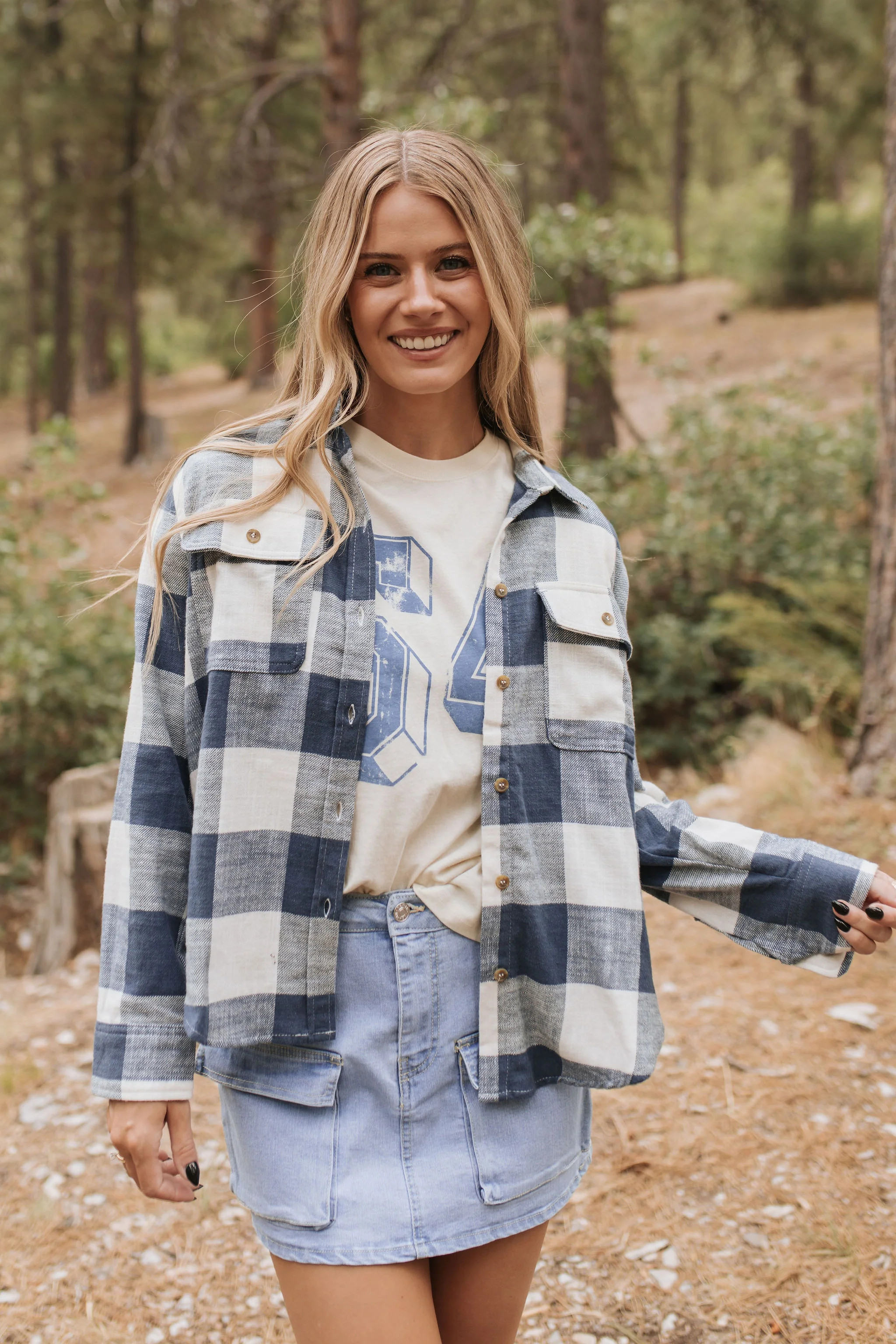 THE BAYLEIGH NUMBER TEE IN CREAM | Pink Desert