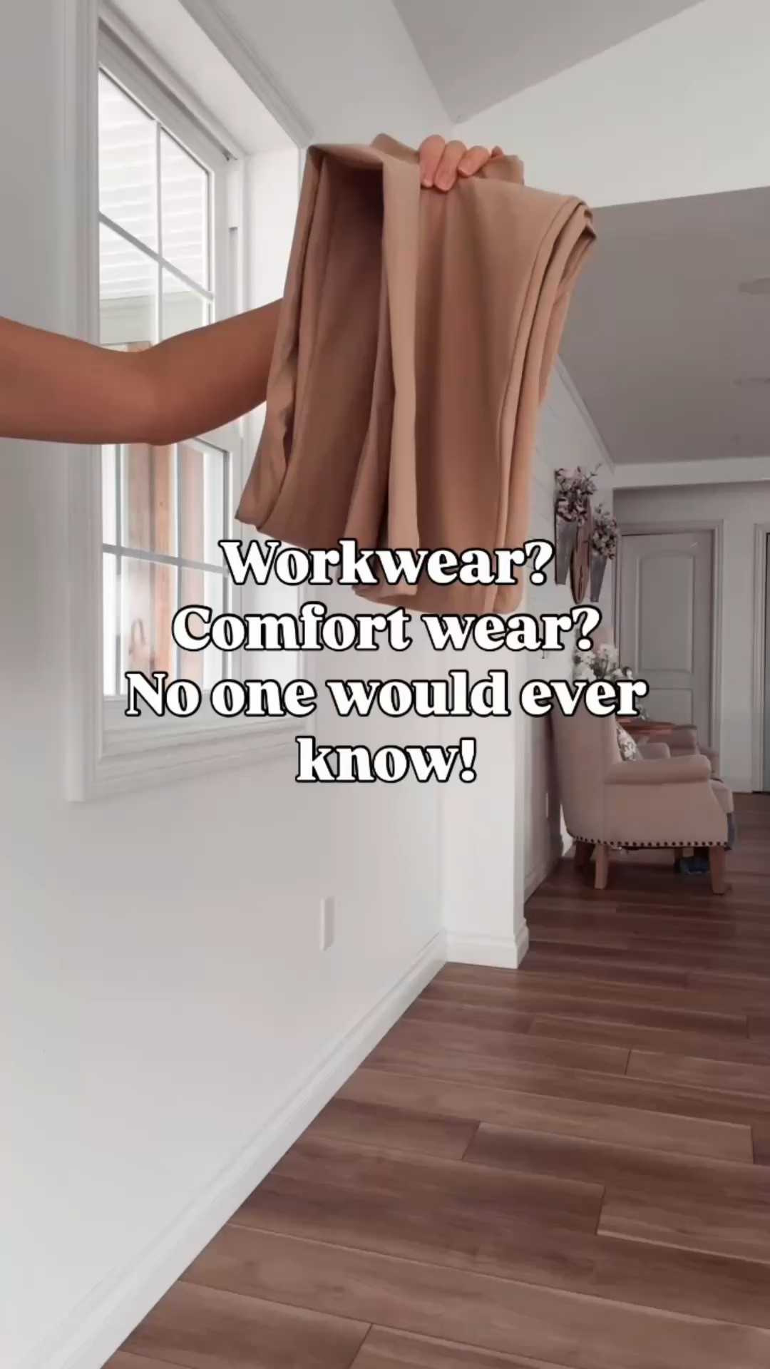 The comfiest workwear/casual pants! Wearing small in both. 
Tops wearing XS black top, small white top. 
Shoes tts 

#LTKgrwm #LTKWorkwear #LTKootd