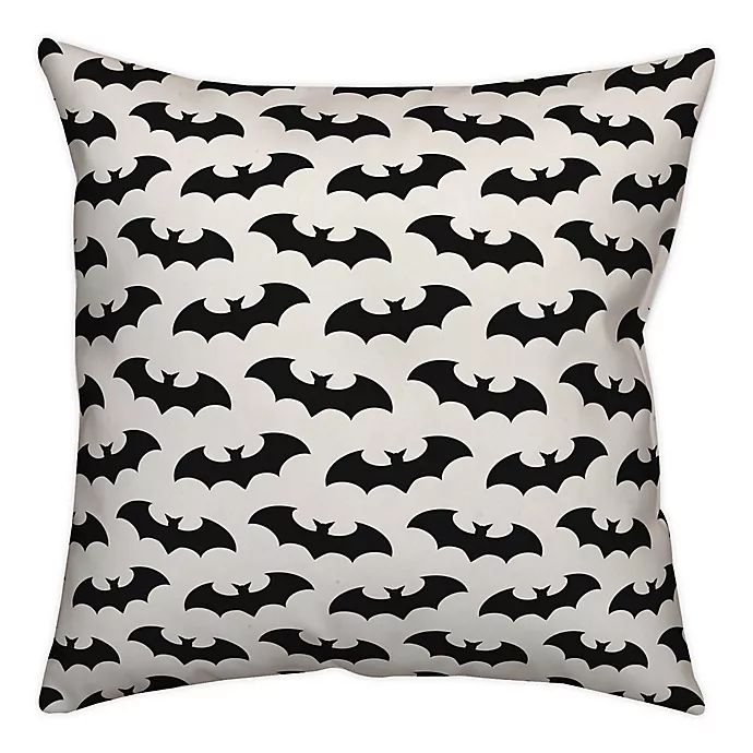 Designs Direct Bat Throw Pillow in Black | Bed Bath & Beyond