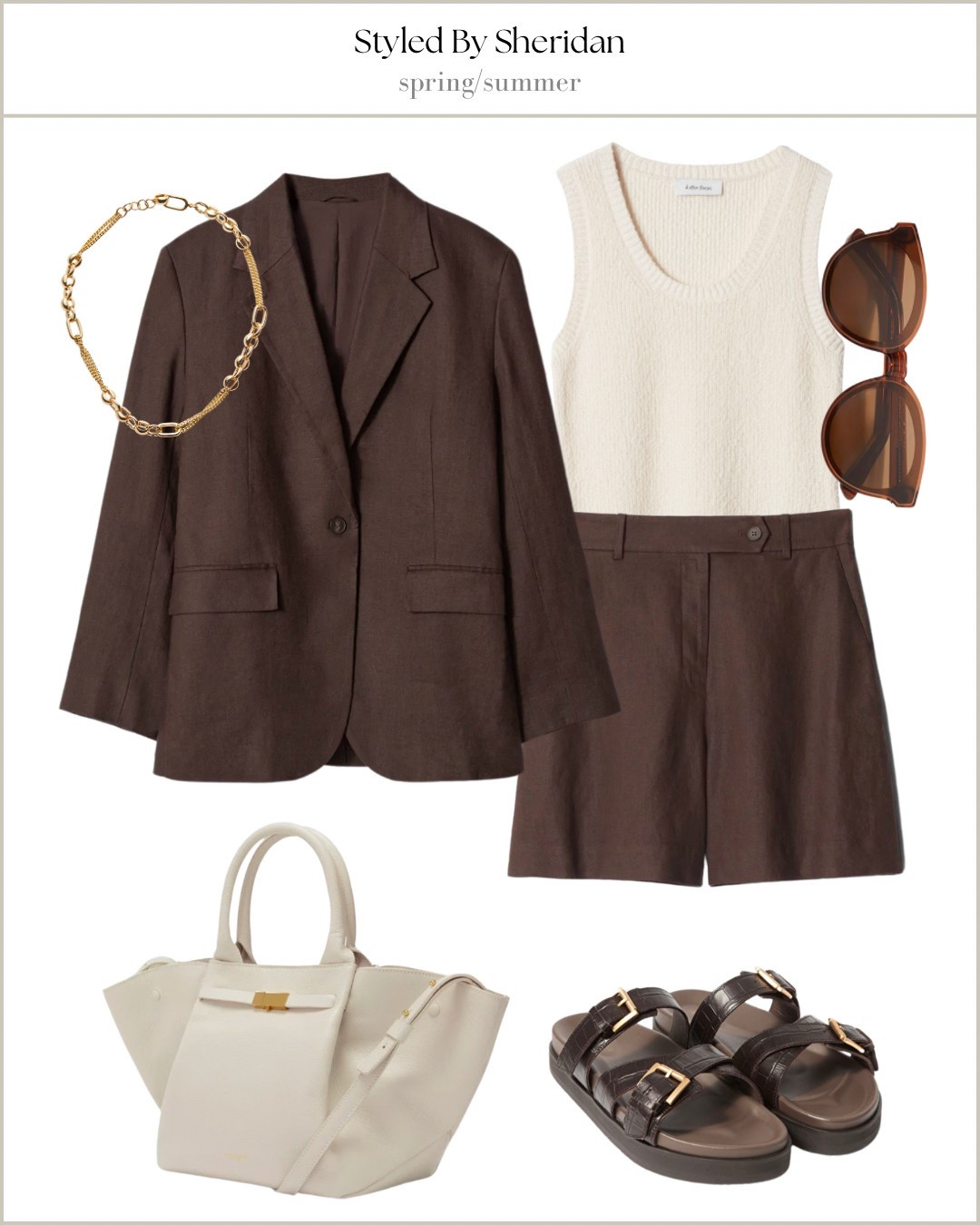 Sandal weather ☀️

Linen co-ord/chocolate brown/tote bag/shorts/suit 

#LTKspring #LTKstyletip #LTKsummer