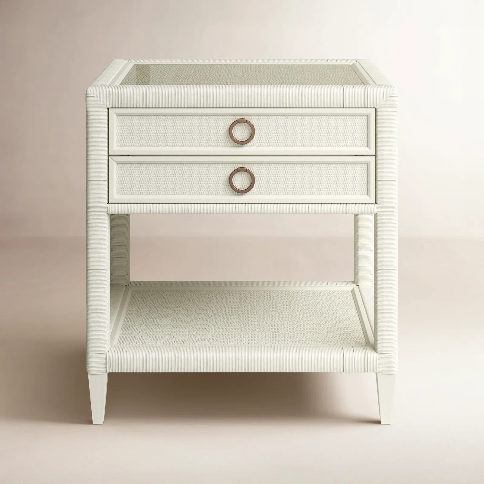 Warwick 2 - Drawer Wicker Nightstand | Wayfair North America