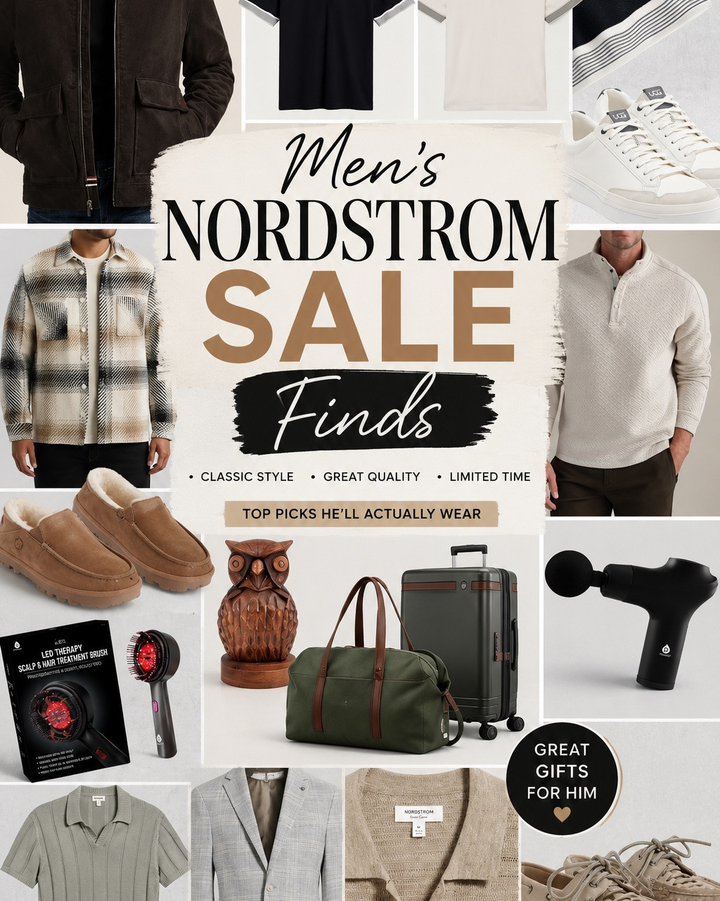 Shopping for the men in your life? 

Add this to cart asap so you will be ready when sale starts. 🙌🏻

I rounded up the best Nordstrom Anniversary Sale finds for men so you don’t have to spend hours searching. From classic jackets and comfortable sneakers to polished polos, cozy sweaters, travel essentials, and grooming favorites, these are timeless pieces he’ll actually wear all season long.

Whether you’re shopping for your husband, son, dad, or a special gift, these are the men’s sale picks worth grabbing before sizes disappear.

✨ Save this post for later.
🤍 Share it with someone shopping for him.
🔗 Shop all my favorites through the link in my bio.