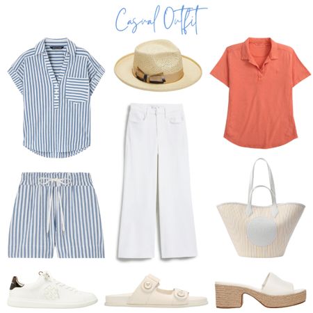 Totally loving this casual summer outfit!  Mix and match to your heart's content for endless looks!  #SummerStyle #MixAndMatch #CasualChic #OOTD #FashionInspo #EffortlessVibes



#LTKStyleTip #LTKShoeCrush #LTKOver40