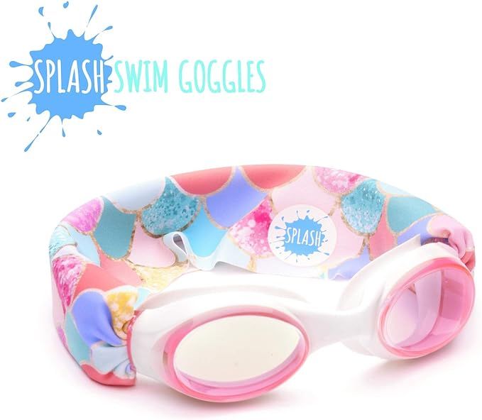 Splash Swim Goggles - Mermaid - Fun, Fashionable, Comfortable - Fits Kids and Adults - Won't Pull... | Amazon (US)