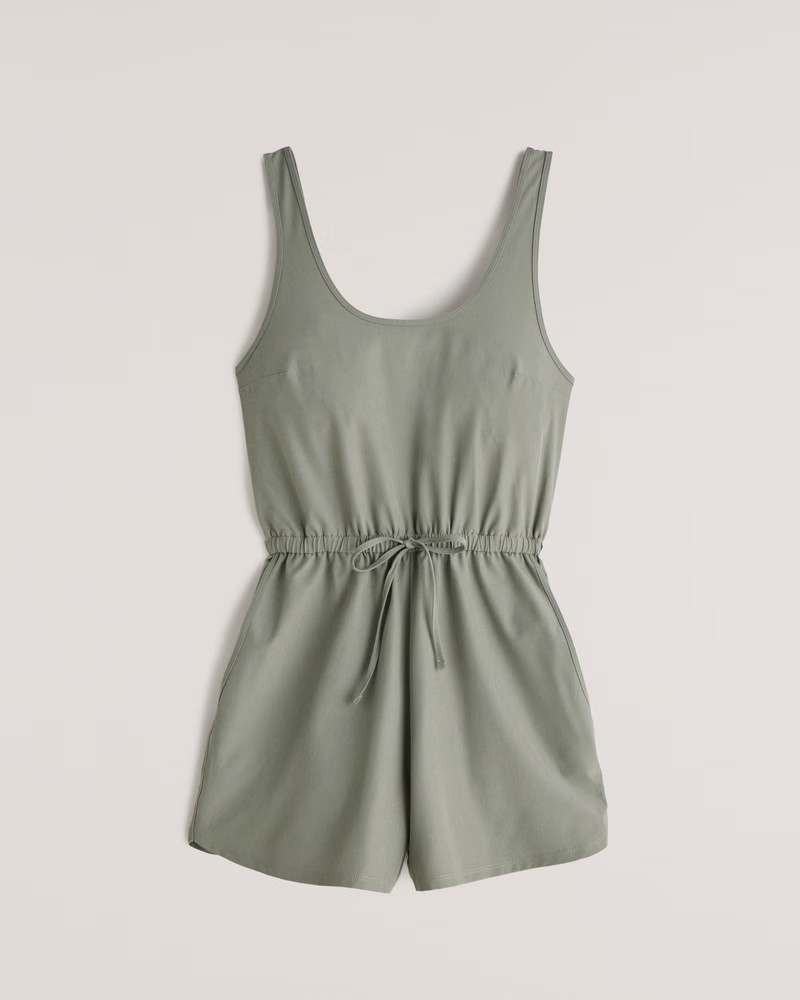 Scoopneck Traveler Romper | Abercrombie & Fitch (US)