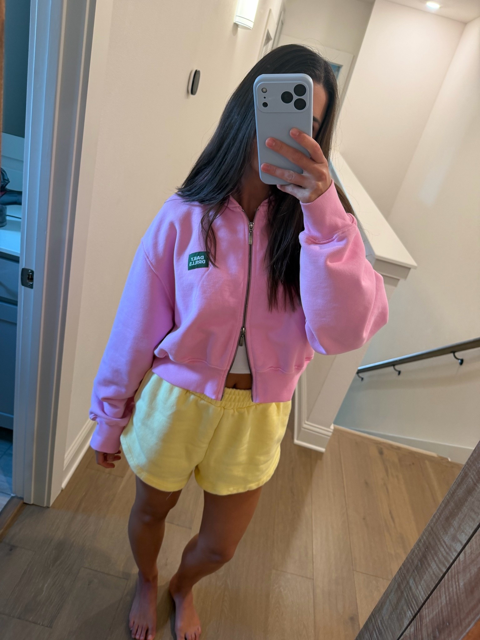 perf work from home fit for tx summer heat !! yellow sweat shorts & daily drills double zip hoodie in taffy💖





pink hoodie, travel outfit, colorful, wfh fit, airport, dd, comfy summer outfit, lake outfit, post beach day, bright colors, sweat set, matching set, under $50

F UNNEL NECK DOUBLE ZIP

#LTKmorningroutine #LTKootd #LTKTravel