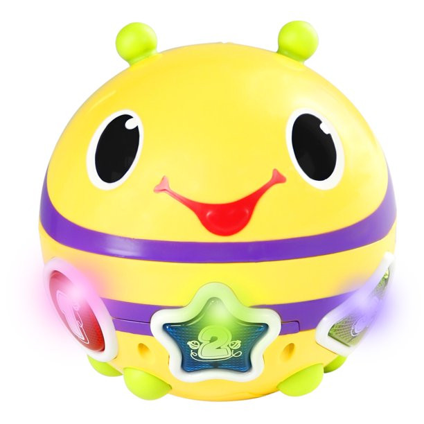 Bright Starts Roll & Chase Bumble Bee - Introduce Shapes, Numbers, Colors, Ages 6 months + | Walmart (US)