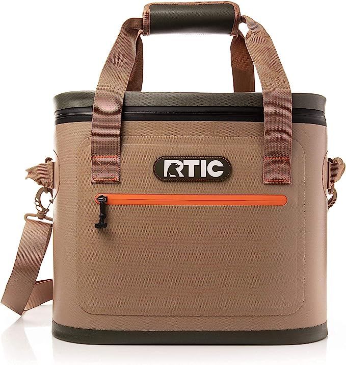 RTIC Soft Cooler Insulated Bag Insulated Bag, Leak, Proof, Zipper, Leak Proof Zipper, Portable Ice C | Amazon (US)