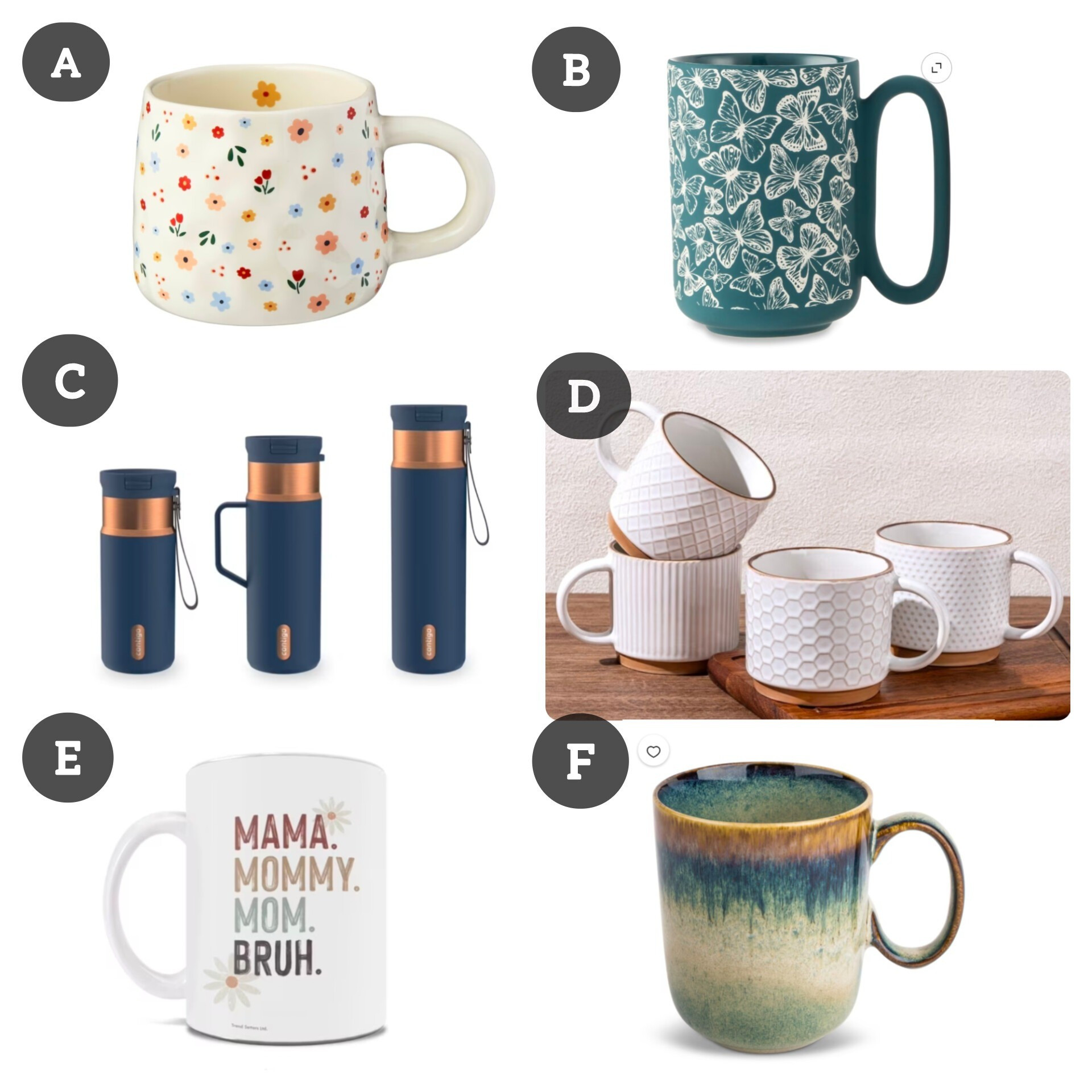Good Morning!! As I was drinking my coffee, I thought, hmmmm, I wonder what kind of coffee mug people you ladies are?? There are very specific coffee mugs, people aren't there, and you know it! lol 🤣 You definitely have a favorite mug in your house that's yours, and coffee tastes worse in another cup inexplicably.  I get it!  Soooo which are you? A. Cute everyday random mishmash of mugsB. Huge oversize mugs - this one is almost 20ozC. Travel Mugs D. Mug Sets E. Gift/Vacation/Collectable mugs F. Stoneware Mugs  I love to get a mug when I go somewhere, and people gift them to me, and I love it.  I also have a set that came with my plates (I don't ever use those though, not sure why lol). I really want good Stoneware mugs though.  I also have a single travel mug..... ohhhhhh my, maybe I am the problem 🤔🤔🤣🤣🤣🤣 Clearly I didn't think this through... too late now... please tell me I'm not alone 🤣

#LTKOver40 #LTKHome #LTKmomlife