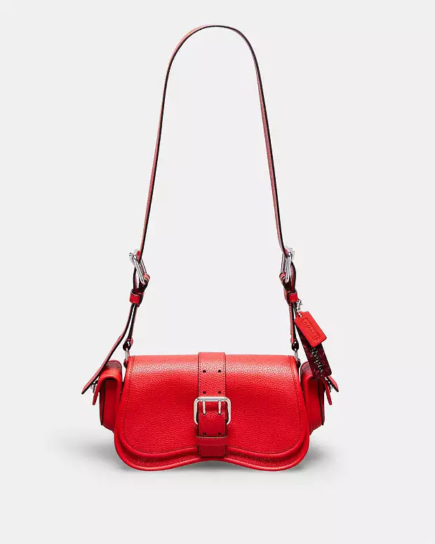 Cargo Wavy Dinky Bag In Pebbled Coachtopia Leather | Coach (US)