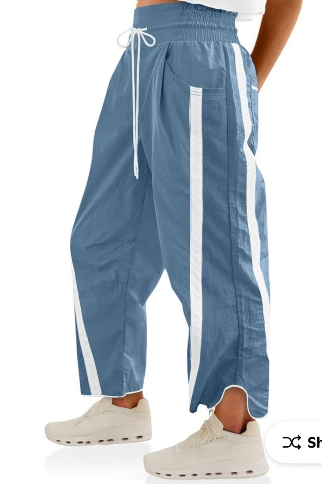 From Walmart - PUWEI Women's Casual Wide Leg Pants Baggy Drawstring Elastic Waist Contrast Color Strip Sweatpants.

#LTKmomlife #LTKootd #LTKBump