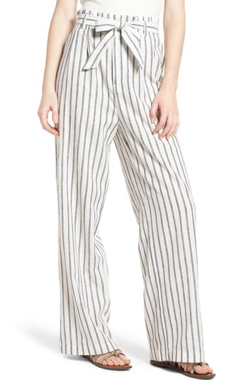 Women's Ten Sixty Sherman Paper Bag Linen & Cotton Pants | Nordstrom