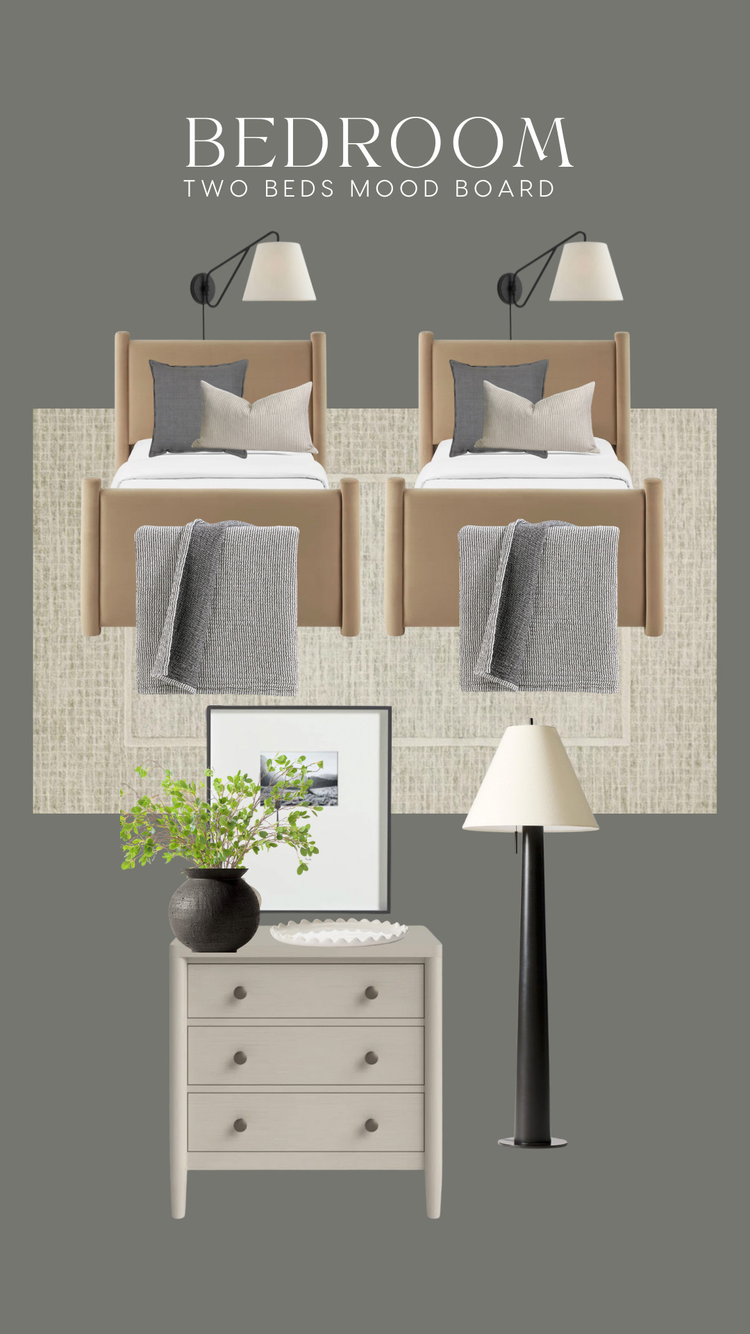  
Our first design for the cold wall series! This is how I would style a multi-person bedroom! #guestbedroom #bedding #spring #bed 
 

#LTKSeasonal #LTKStyleTip #LTKHome