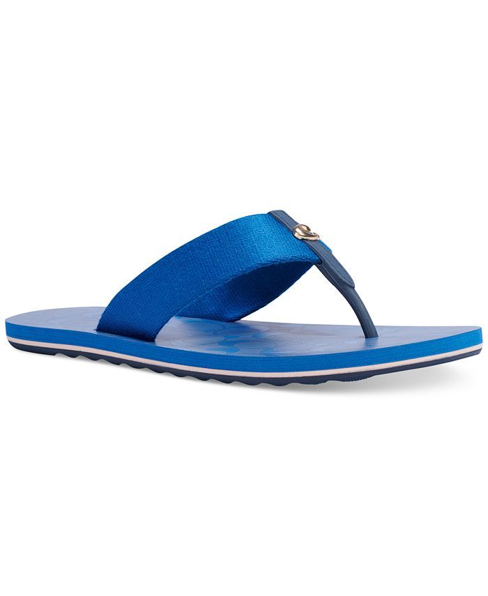 Women's Zoe Thong Flip-Flop Sandals | Macys (US)