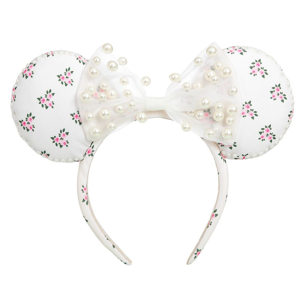 Minnie Mouse Floral Ear Headband for Adults by BaubleBar | Disney Store