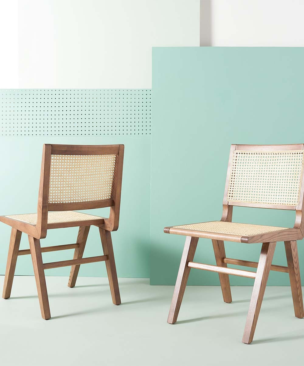 SAFAVIEH Dining Chairs WALNUT - Walnut Hattie French Cane Dining Chair | Zulily