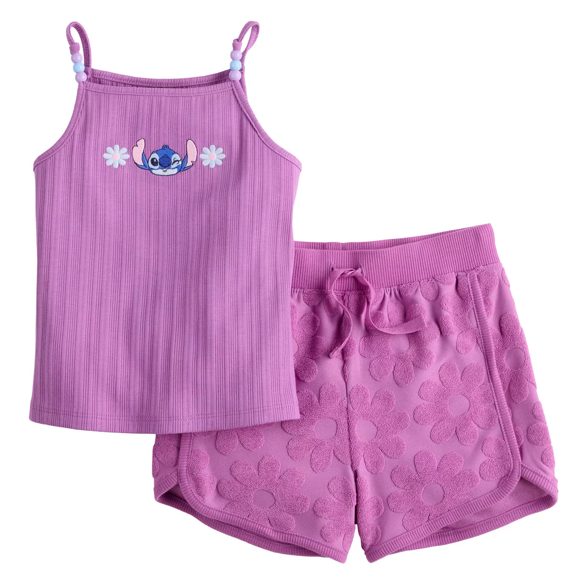 Disney's Lilo & Stitch Baby & Toddler Girl Stitch Beaded Tank Top & Shorts Set by Jumping Beans® | Kohl's