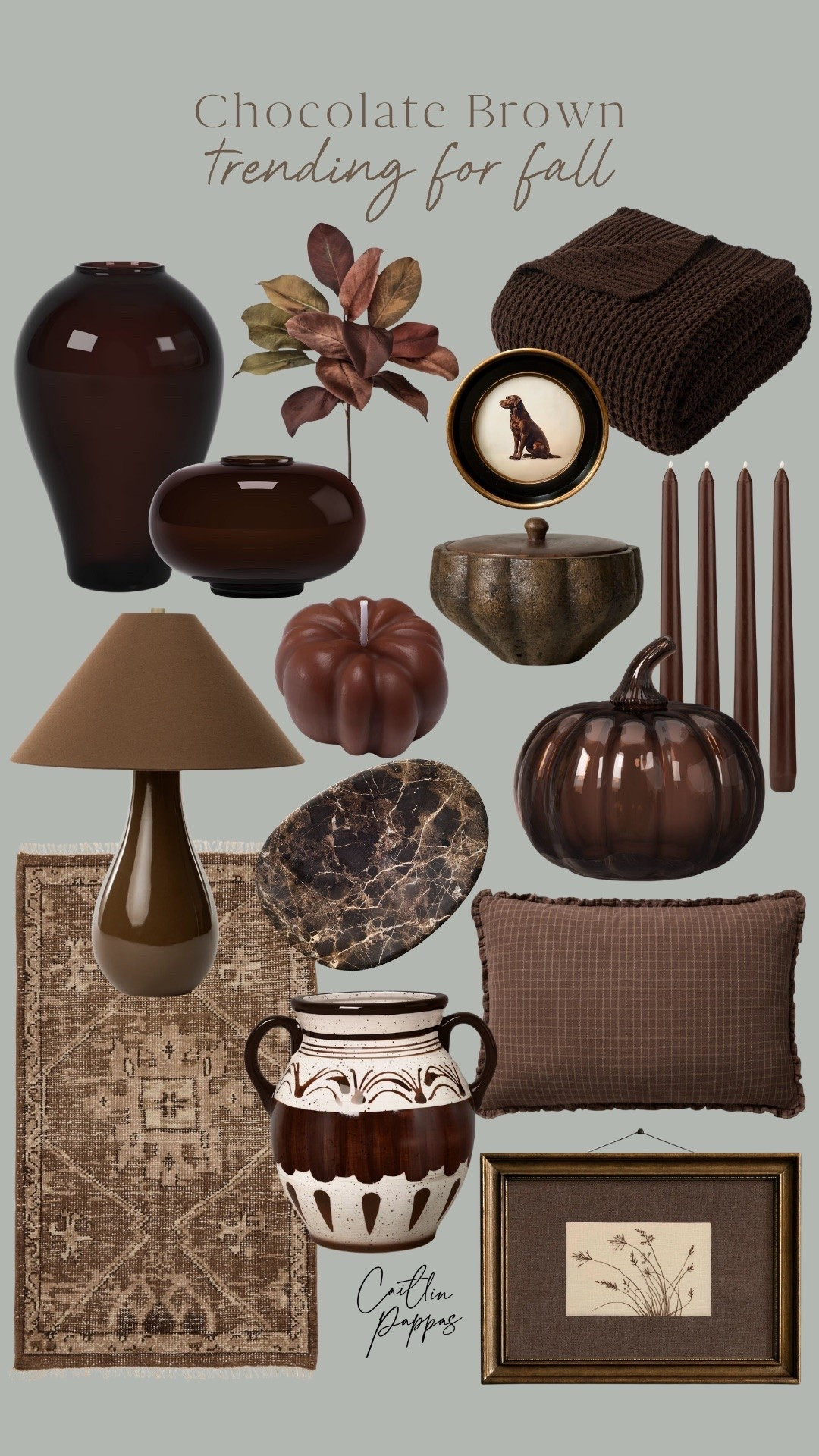 I’m loving all-things chocolate brown for fall 🤎 It’s moody, cozy, curated and so pretty for the fall season without feeling like cheesy holiday decor.

#LTKHome #LTKSeasonal