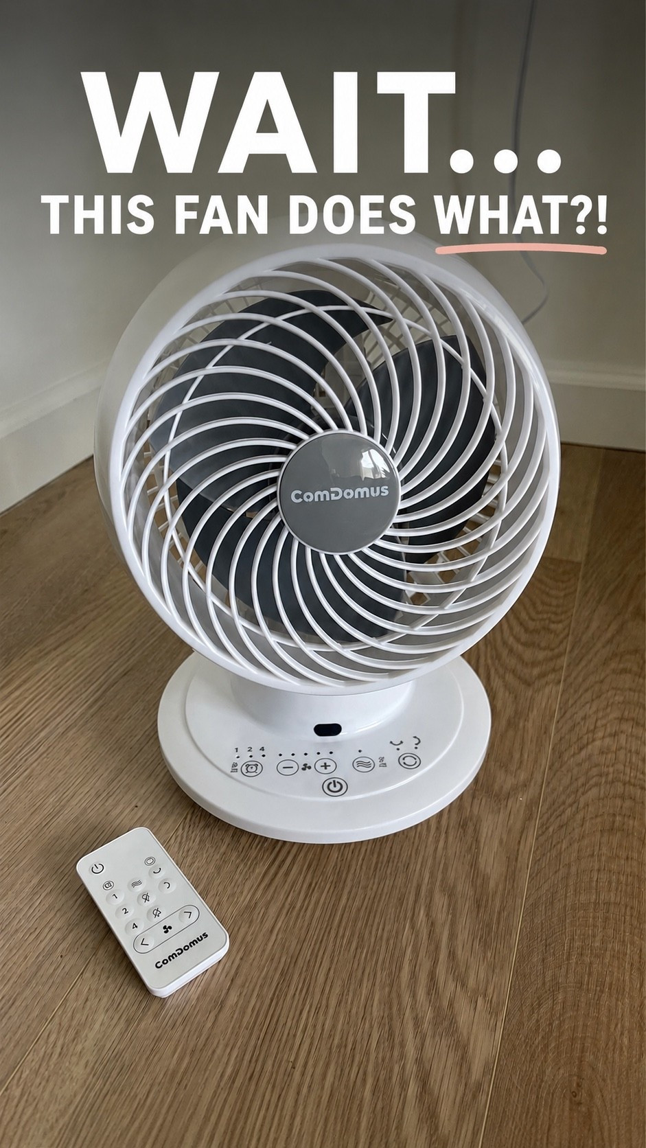 The BEST college dorm room fan!! We ordered this for our daughter’s college dorm thinking it was just a simple fan. Then we realized it oscillates side to side, up and down, OR BOTH! 😱

The controls are right on the front, it comes with a remote, you can set a timer, adjust the fan speed, and you can turn the display lights off at night. 🤯

It’s definitely one of those Amazon finds that exceeded our expectations!  Now I want to get one for our home.😂